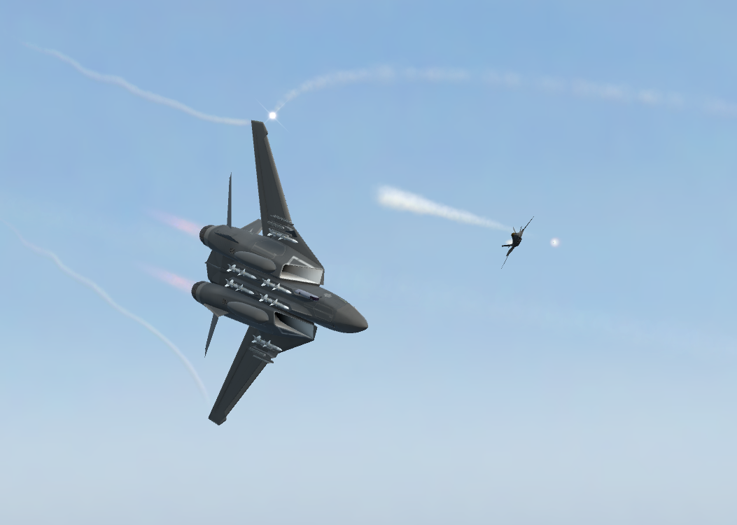 EF-24G 2v2 Dogfight Recreation