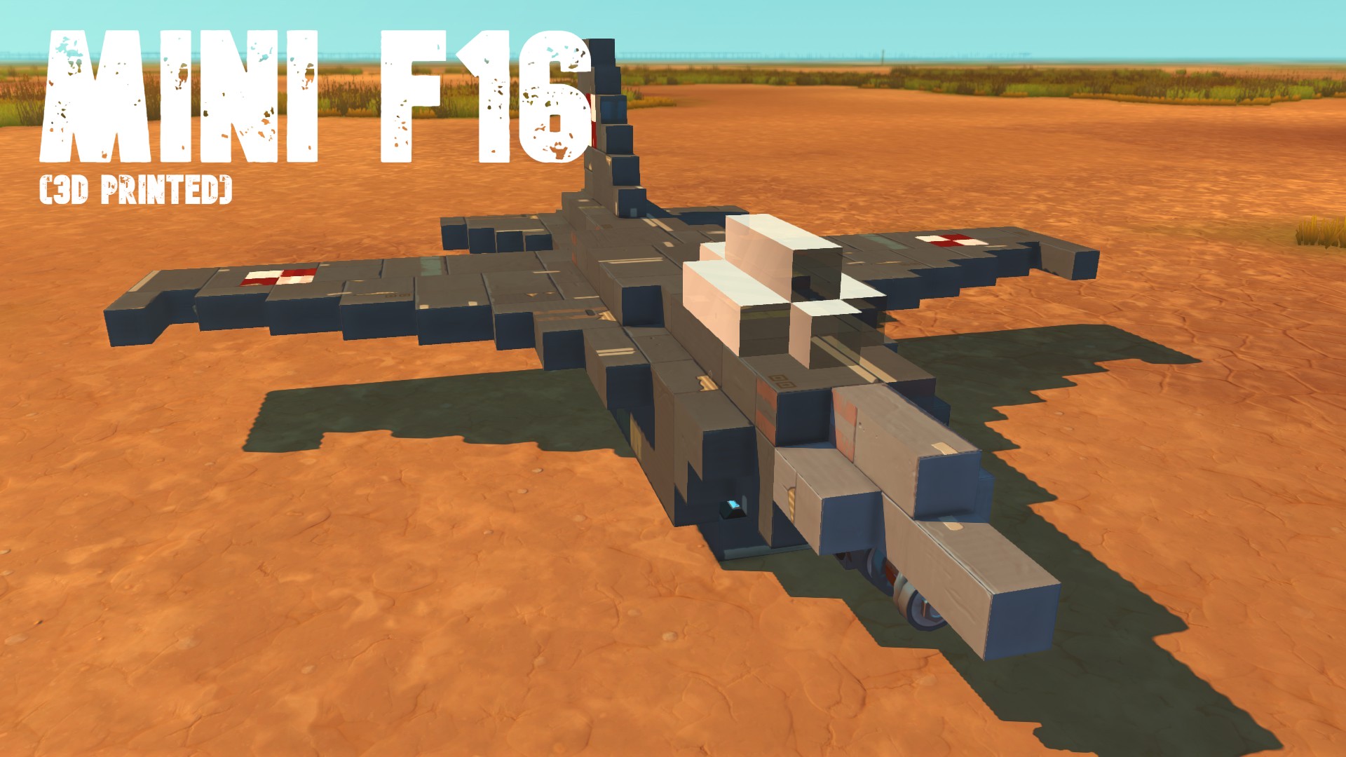 Simple 3D Printed F16 (NO MODS)