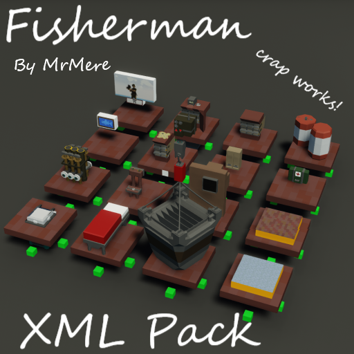 Fisherman XML Pack | WIP Deco Collection by MrMere