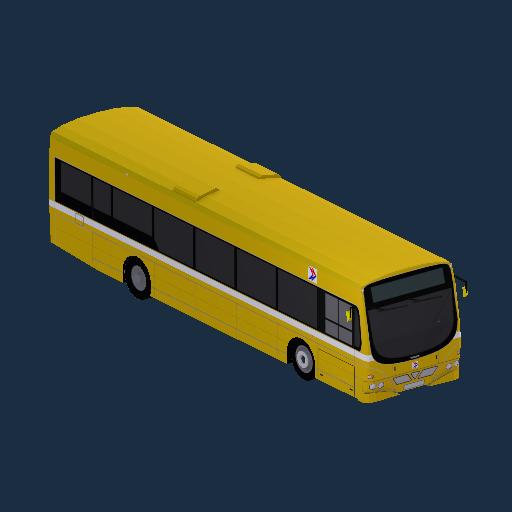 B7RLE Wright E1 - NBC Canary Yellow
