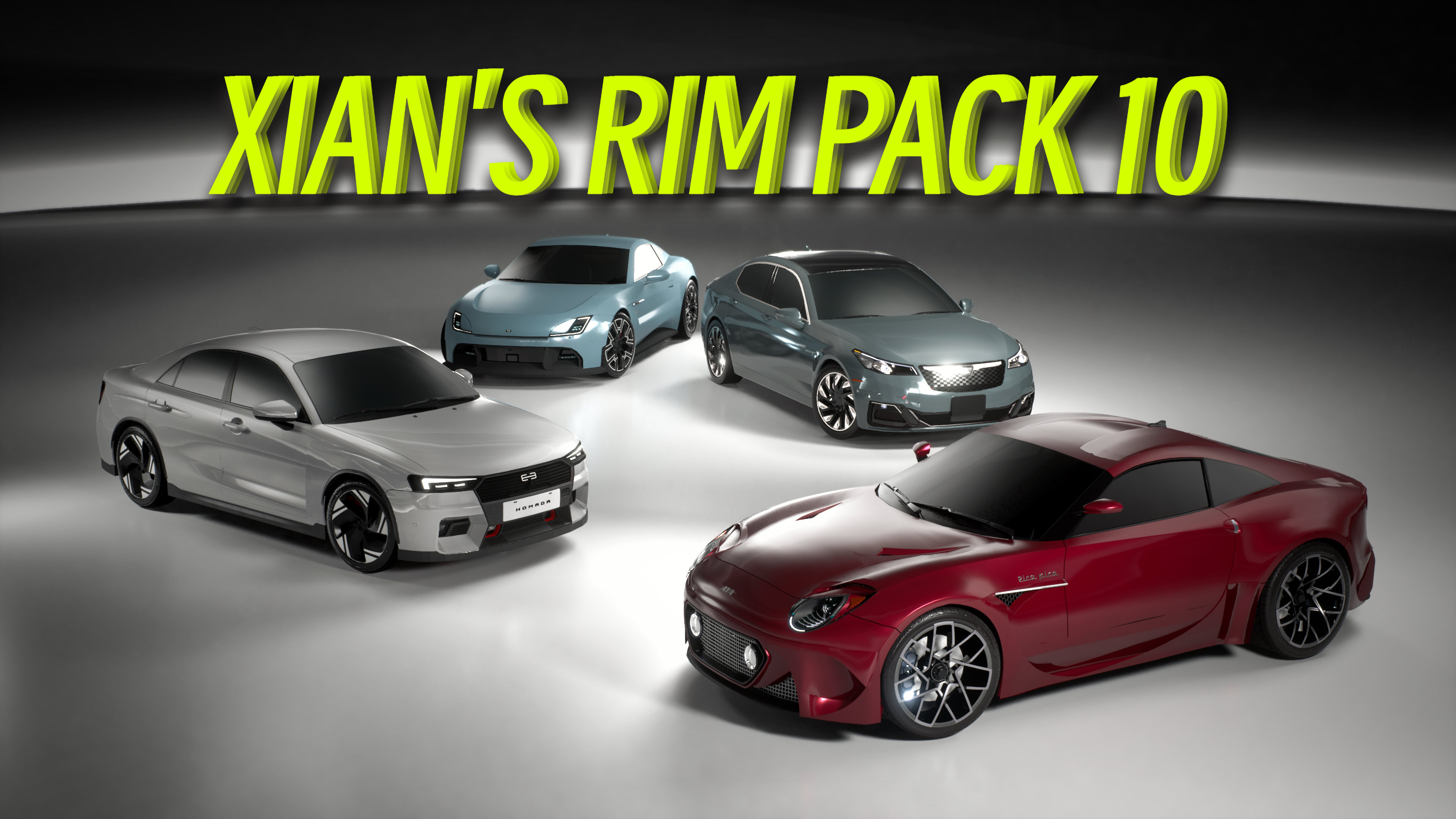 Xian's Modern Rims Pack 10
