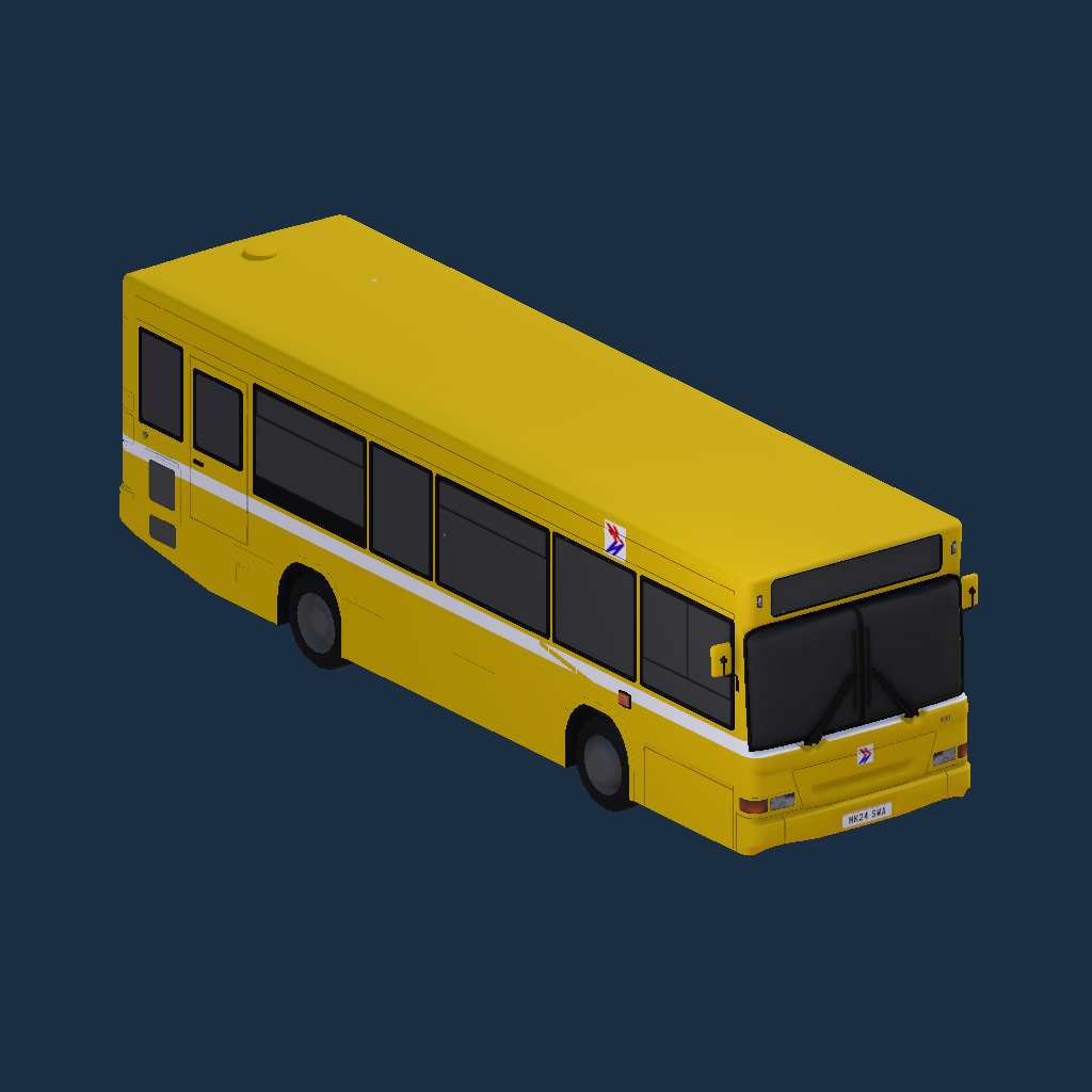Dennis Dart MPD 8 8m - NBC Canary Yellow