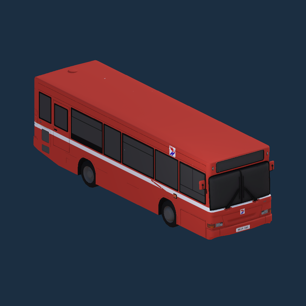 Dennis Dart MPD 8 8m - NBC Poppy Red