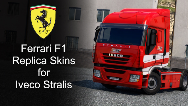 Ferrari F1 Replica Skins for Iveco Stralis