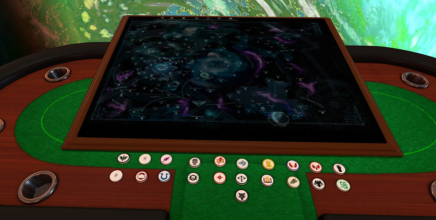 Horus Heresy Era Map and Legion Tokens