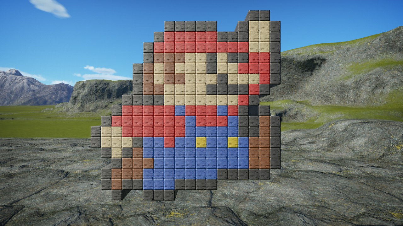 Mario from SMB1 (Jumping) preview