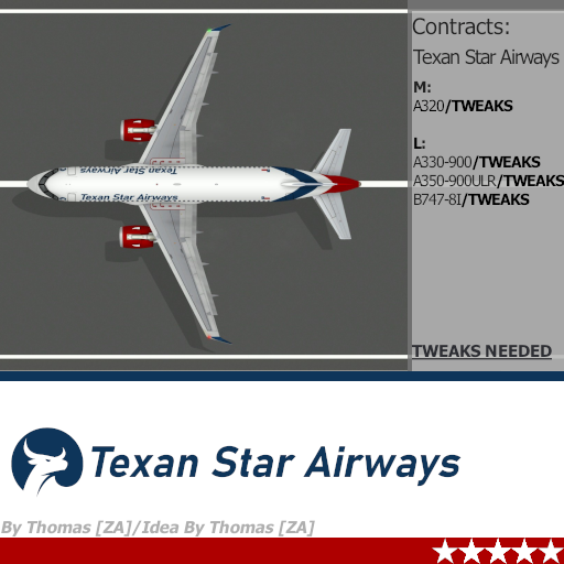 Texan Star Airways (Fictional - Idea by Thomas [ZA])