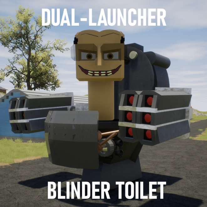 Dual-Launcher Blinder Toilet! Skibi