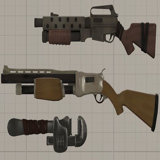 Team Fortress 2 Enhanced Small Weapons Pack #15 (Props)