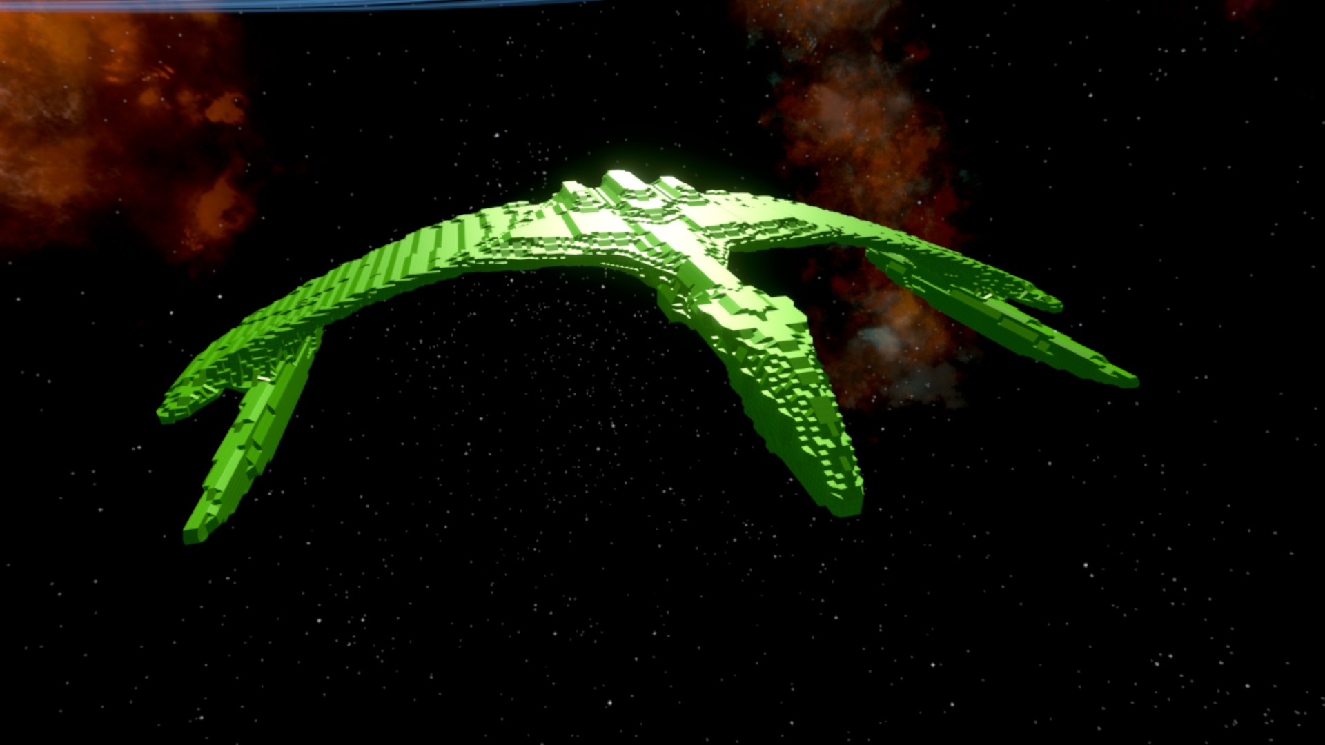 StarTrek Romulan Valdore Class Warbird