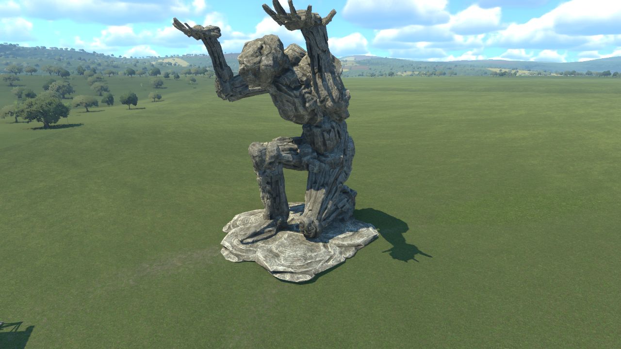 Atlas Statue