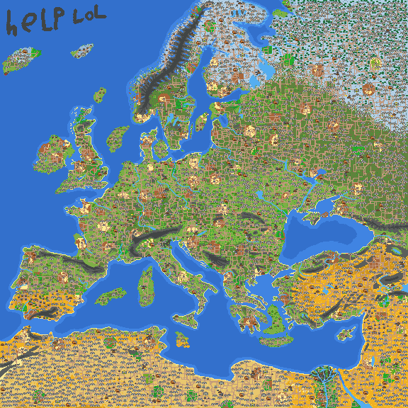 200 village europe (no humans)