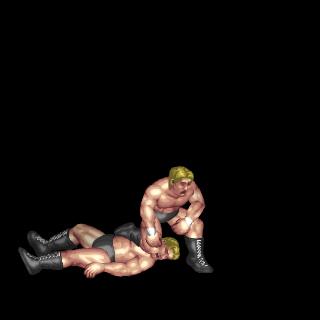 Knee Press Fall (Angle 1-2) (Face Up, Near Legs)