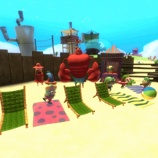 SPONGEBOB BFBB:RE - Goo Lagoon Pack [Animated & Static Props]