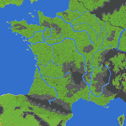 La Fronce selon Worlbox