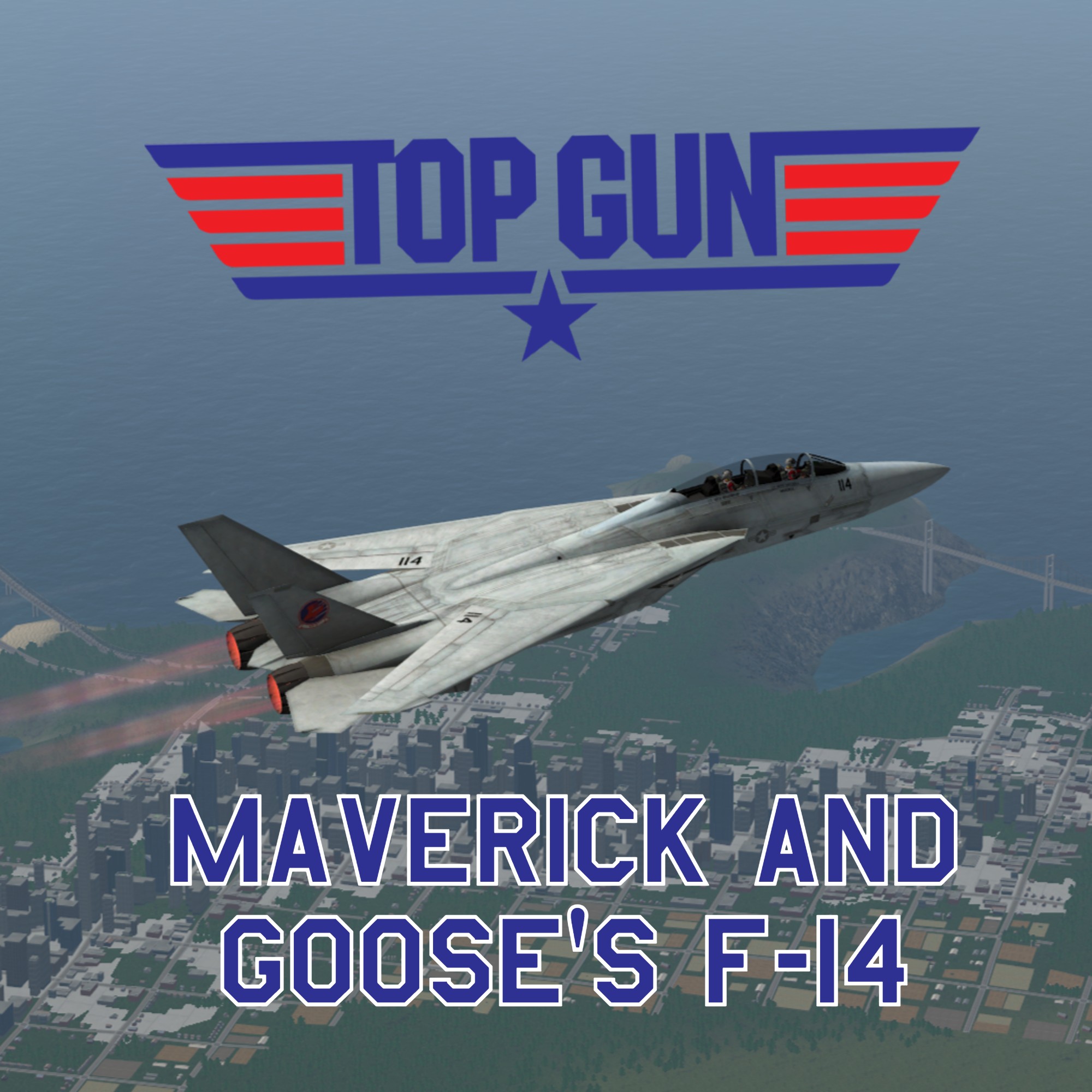 Maverick and Goose's F-14