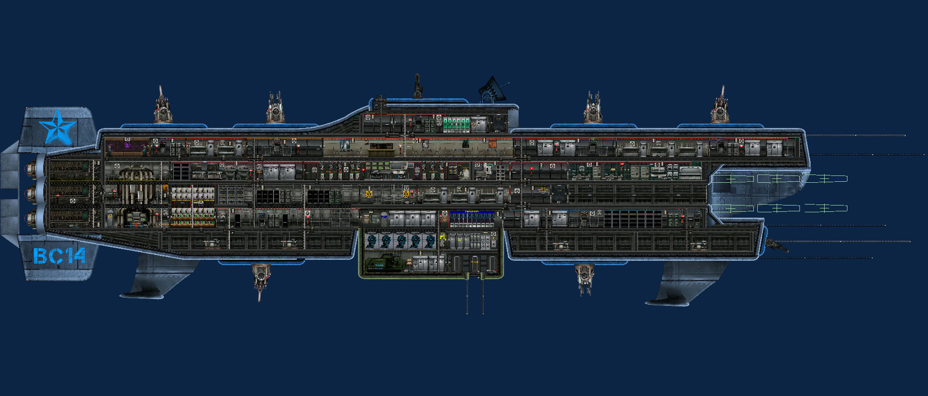 Neptune Class Battlecruiser – Barotrauma Mod