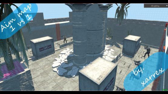Aim map 1vs 1 (NEW by.Xarrex) – Counter-Strike 2 Mod