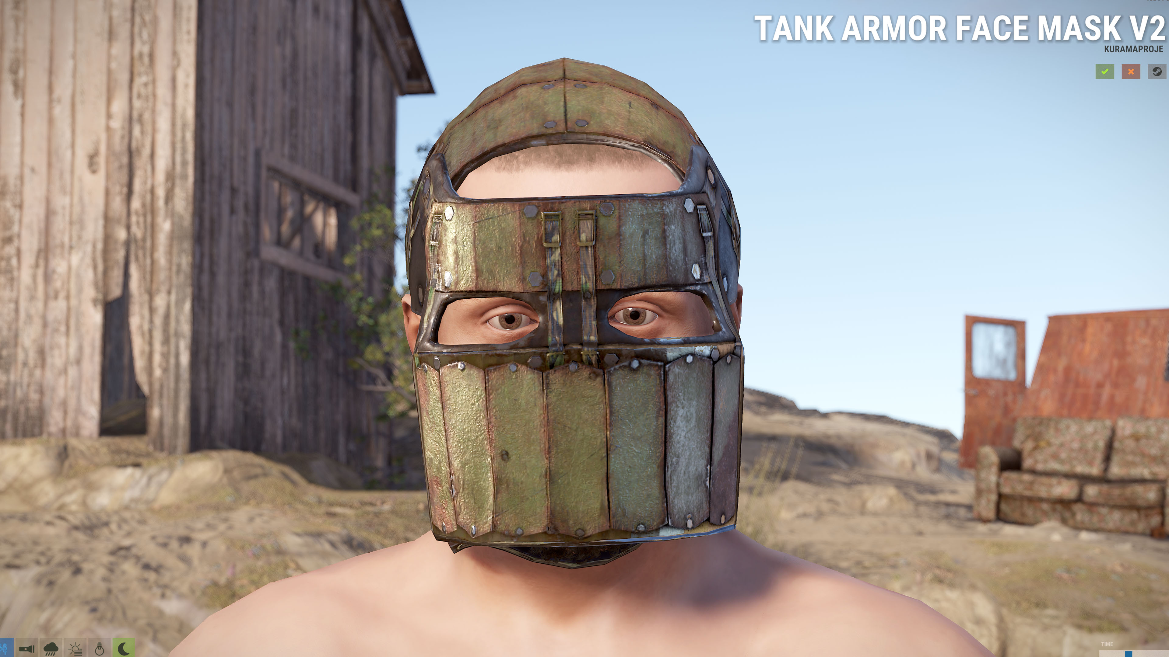 Tank Armor Face Mask