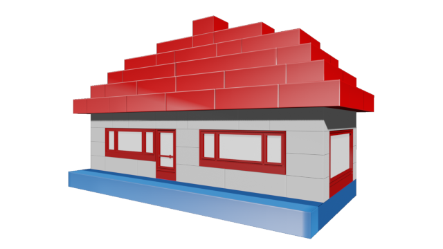 LEGO Classic: Town Plan 700.3-2 blue