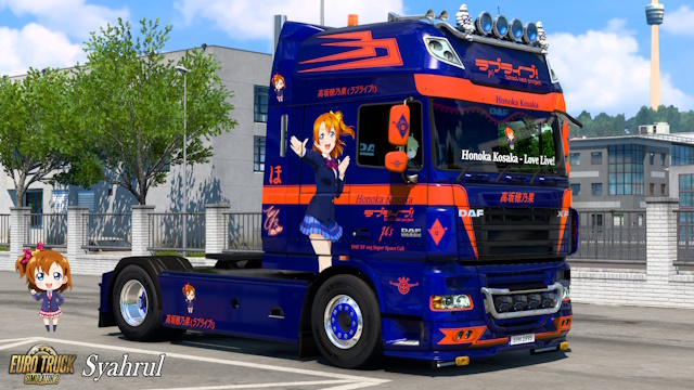 DAF XF 105 Honoka Kosaka - Love Live! Skin