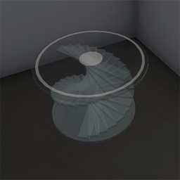 Glass Coffee Table 120cm