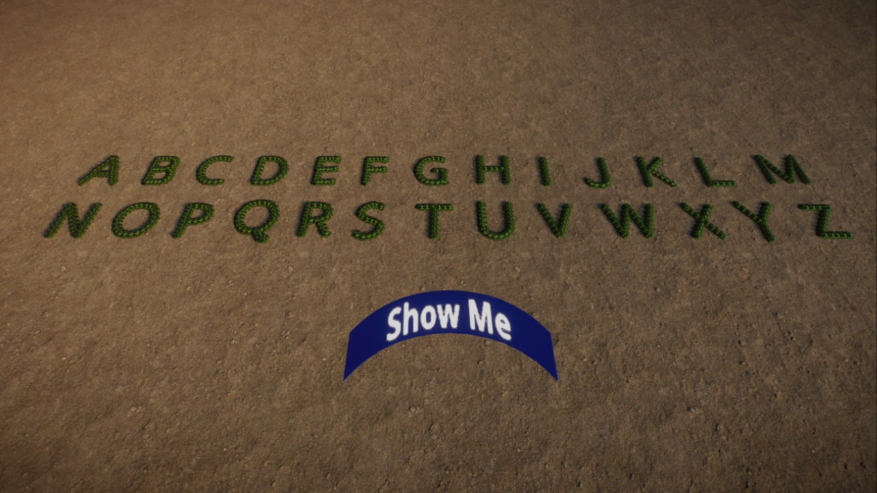Topiary font