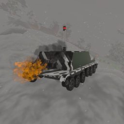 BRAF's THLI-192 Self Propelled Gun (Snow)