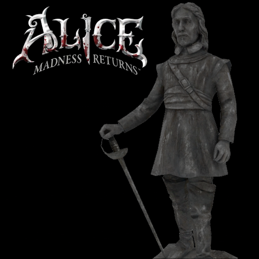 ALICE: MADNESS RETURNS - Oliver Cromwell Statue [Prop]