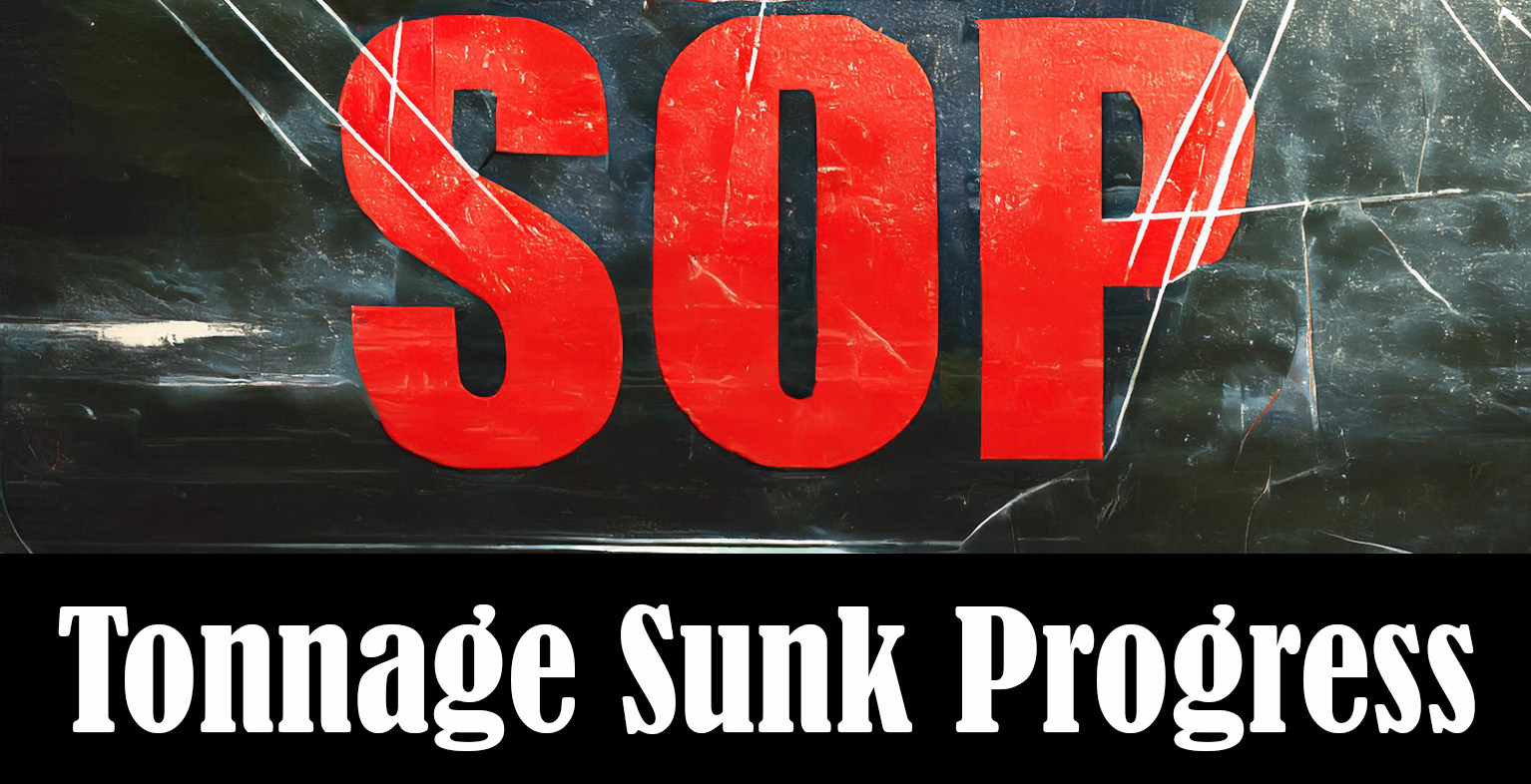 UBOAT SOP: Tonnage Sunk Progress