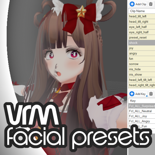 VRM Facial Presets / Blendshapes