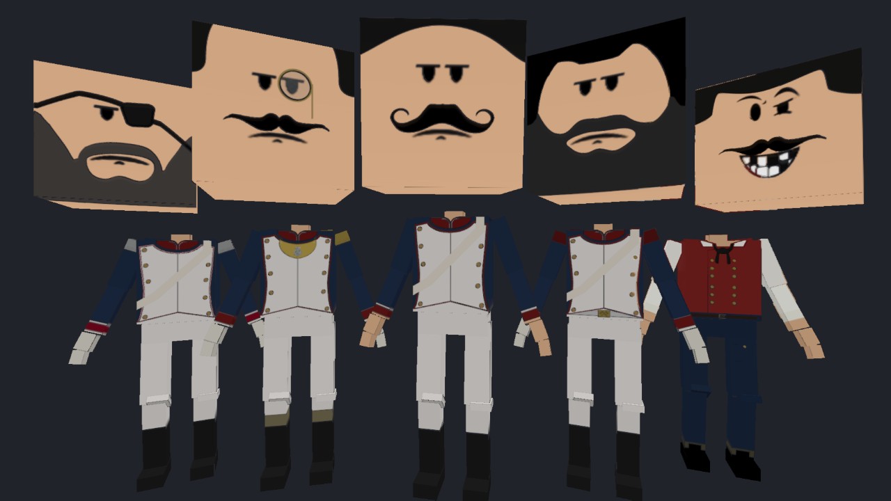 G&B | French 1e Regiment d'Infanterie [G&B Faces]