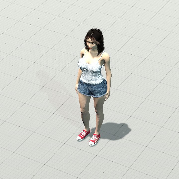 animated woman