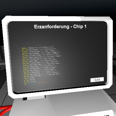 Erzanforderung - Chip 1