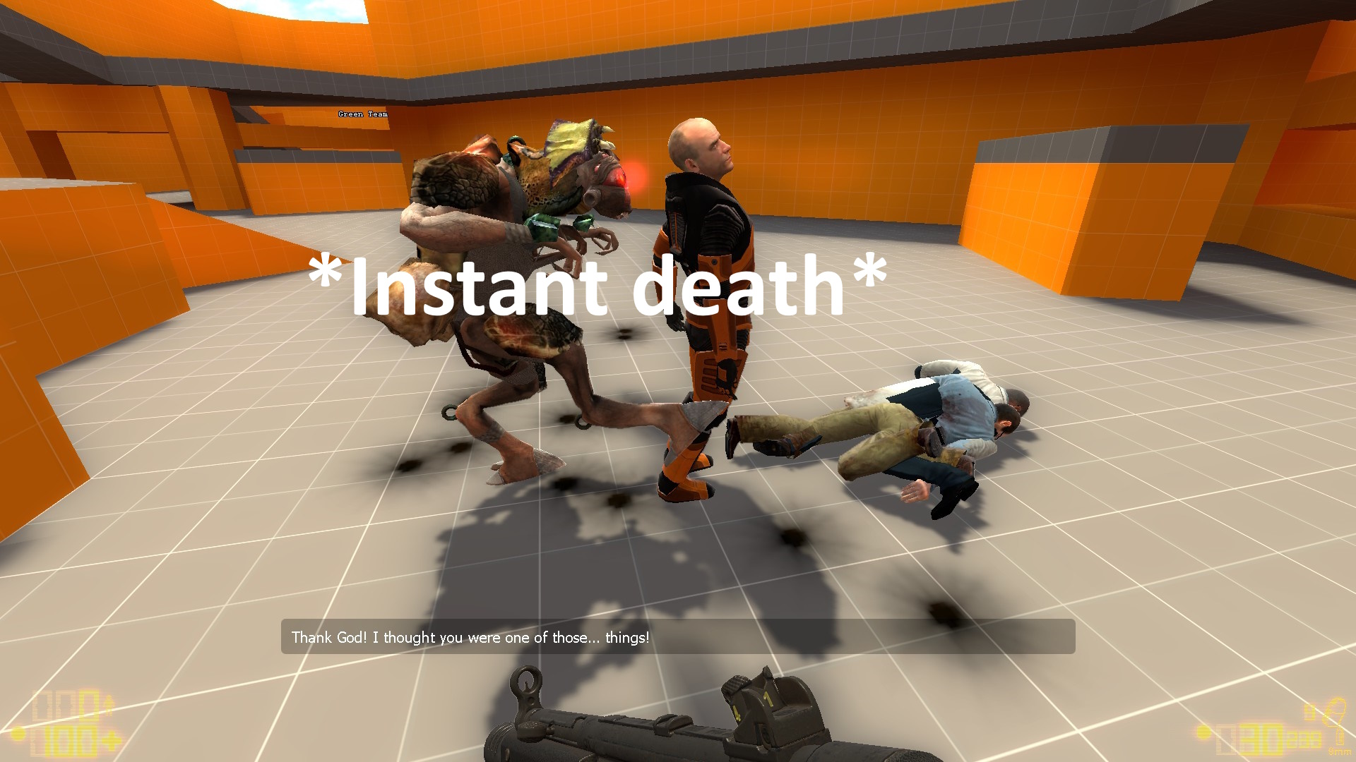 Kicking animation for vortigaunt