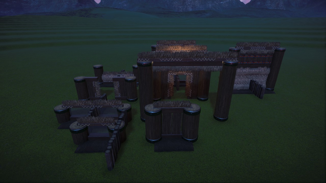 Primate fence set