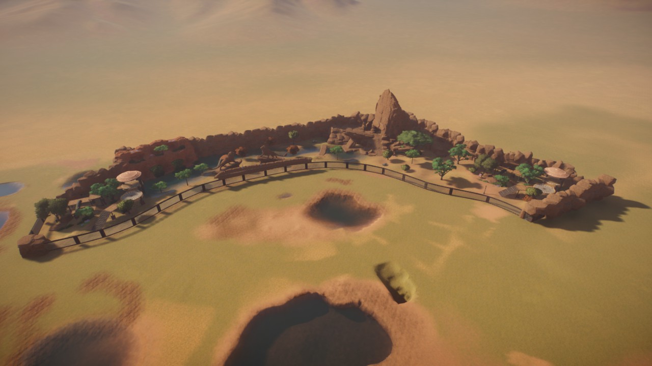 Massive West African Lion Habitat preview