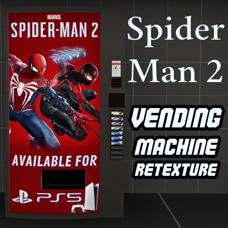 Spider-Man 2 (PS5) - Vending Machine (Retexture)
