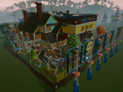 Neighbor´s interesting house-Upside Down