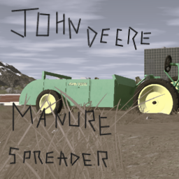 John deere "H" manure spreader
