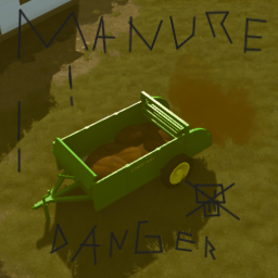John deere "H" manure spreader - Full