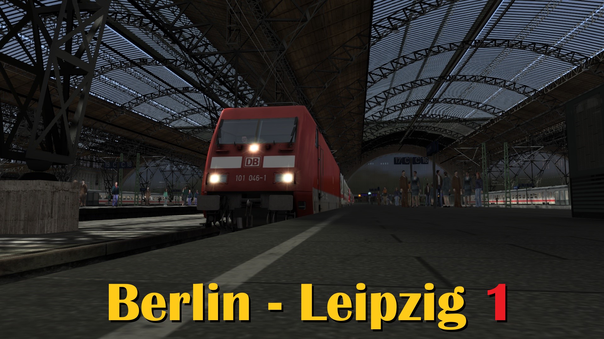 N.S1191 Berlin-Leipzig Intercity Regional from Leipzig to Bitterfeld