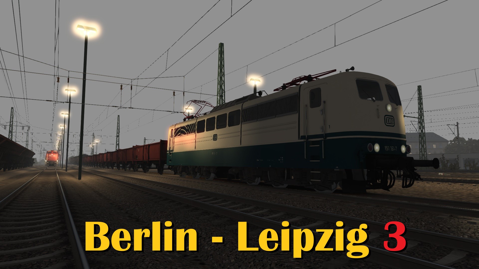 N.S1193 Berlin-Leipzig Br 151 Bitterfeld Freight to Leipzig