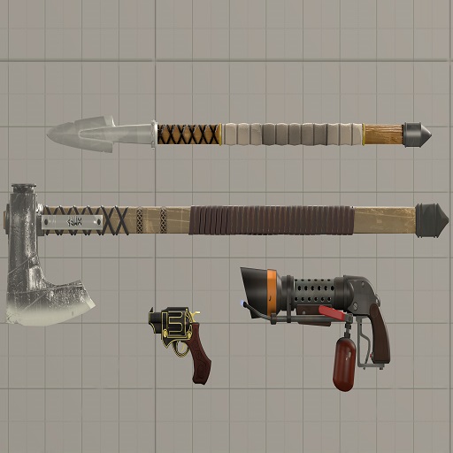 Team Fortress 2 Enhanced Small Weapons Pack #36 (Props)