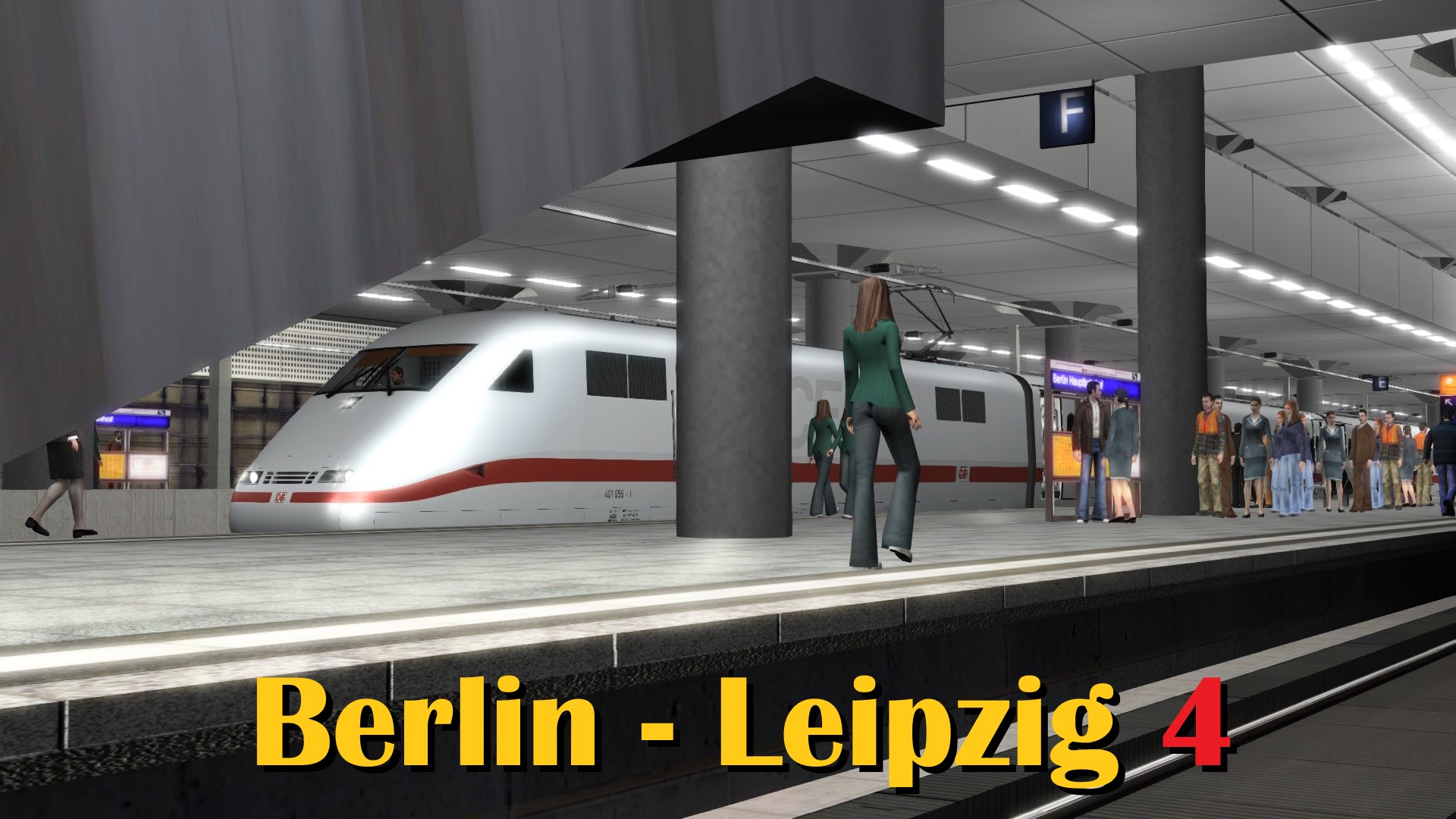 N.S1194 Berlin-Leipzig Berlin ICE1 to Jueterbog (160kph max)