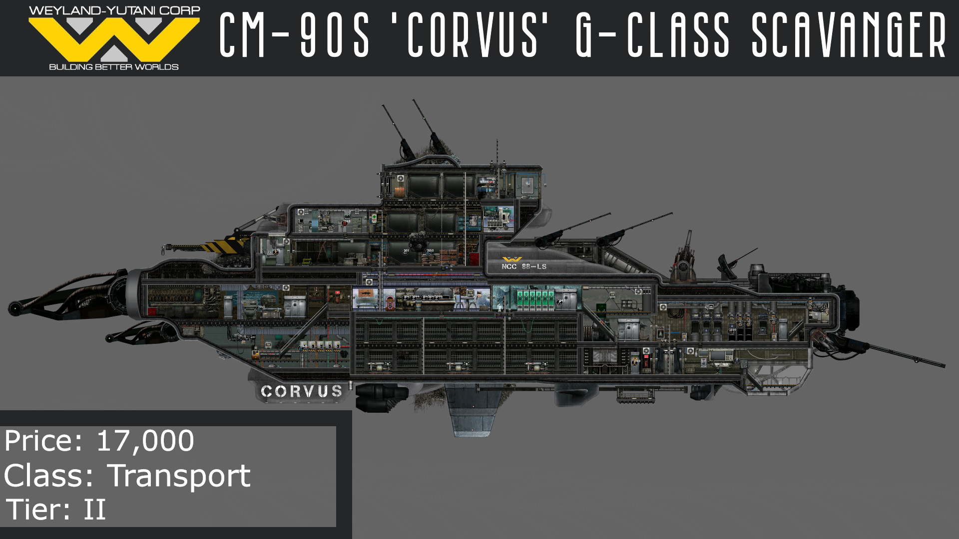 CM-90S 'Corvus' – Barotrauma Mod