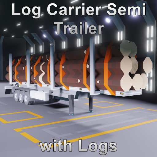 Log Carrier Semi Trailer with Logs