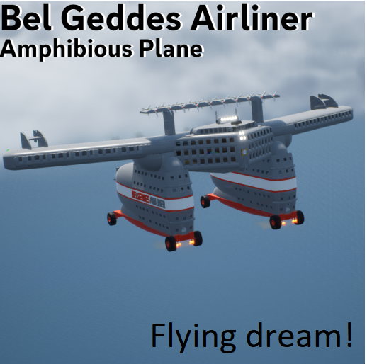 Ocean airliner 4 plane hotel - 1929 flying dream+interior