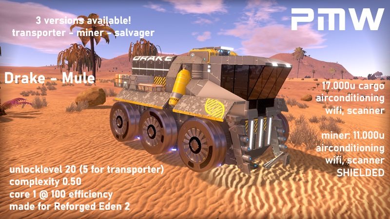 PMW-HV-SC Drake Mule Transporter