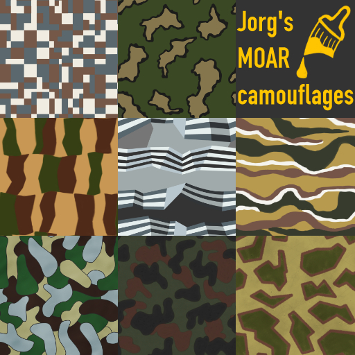 MOAR! camouflages